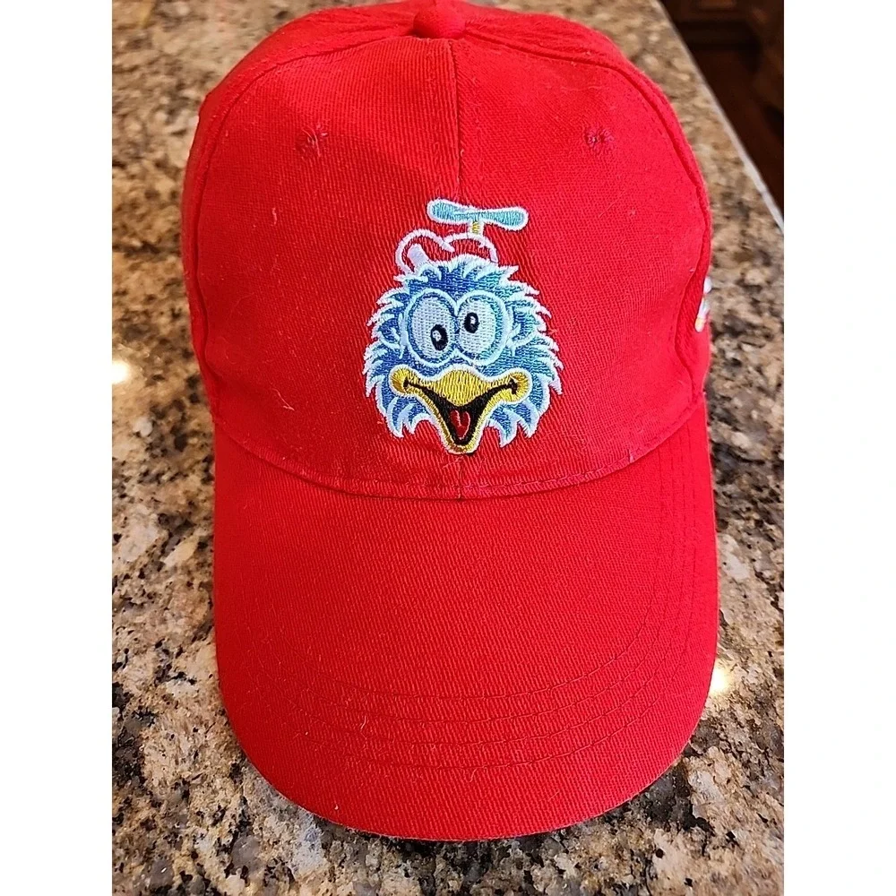 MiLB RARE Hartford Whirly Birds Baseball Cap‎ Red Yard Goats MiLB SGA